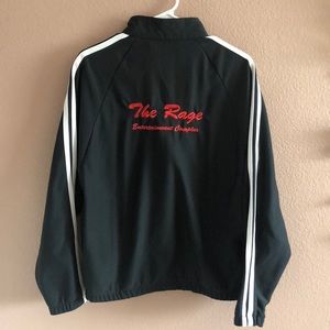 vintage sporty oversized zip up